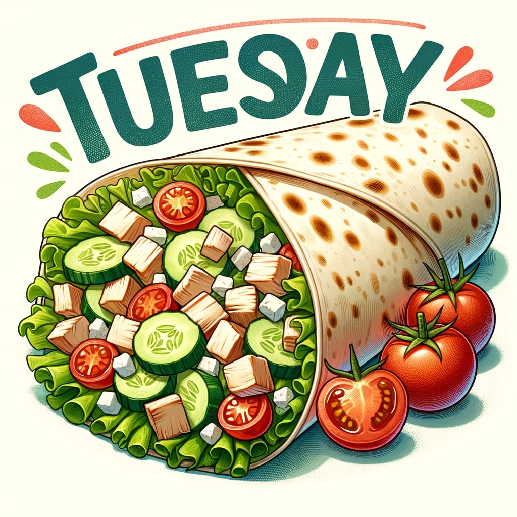 Tuesday: Chicken Salad Wrap