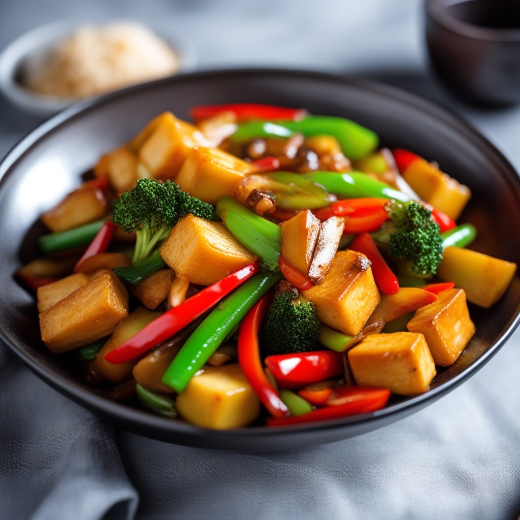 Stir-Fried Tofu with Vegetables